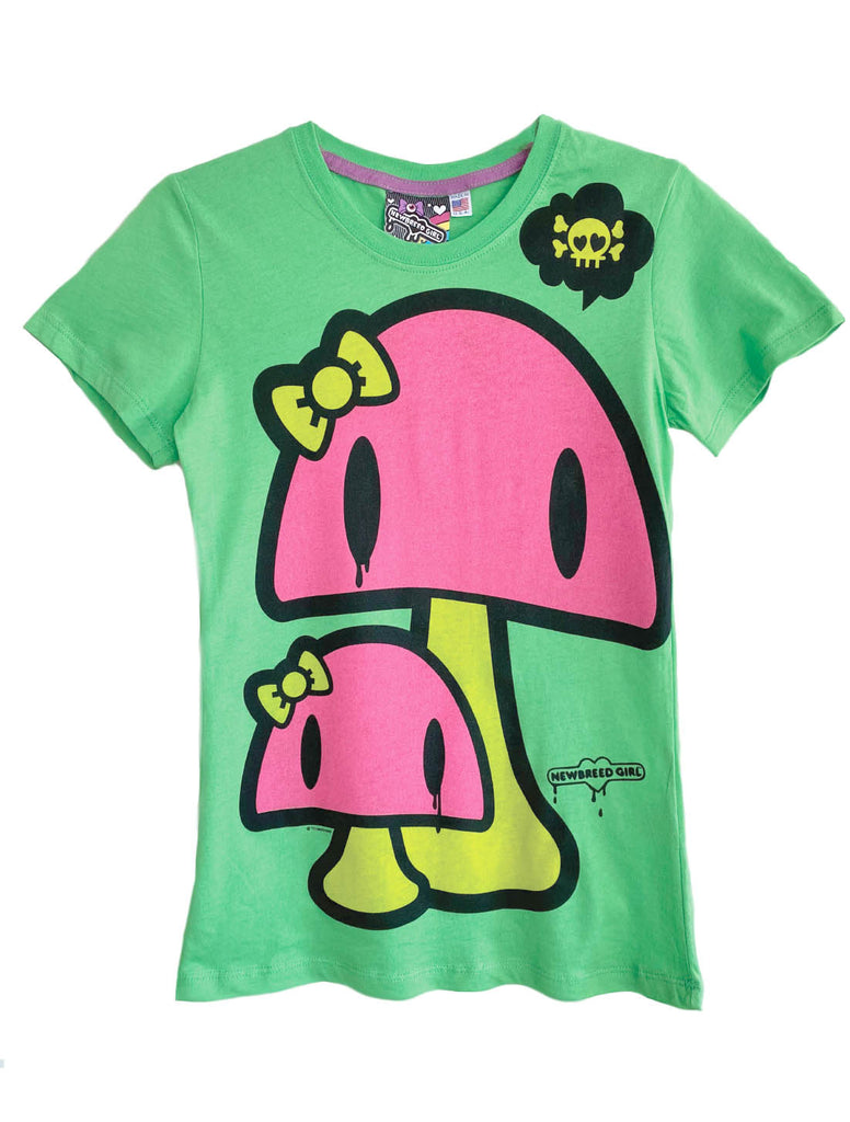 NewBreed Happy Mushi Skinny Tee