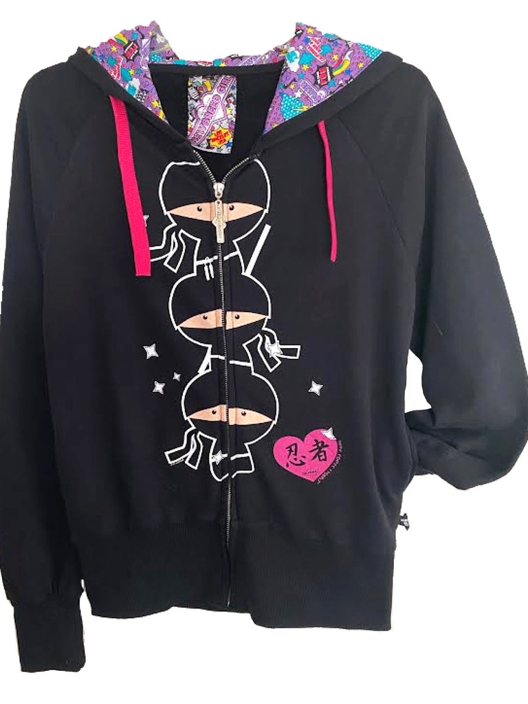 NewBreed NINJA STACK Zipper Hoodie: Vintage
