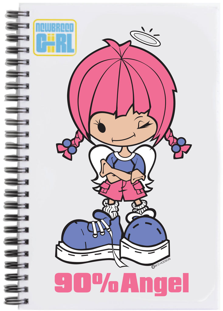 1990's Glitter Girliez 90% Angel Notebook