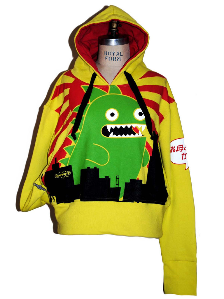 NewBreed TOKZILLA Pull On Crop Hoodie