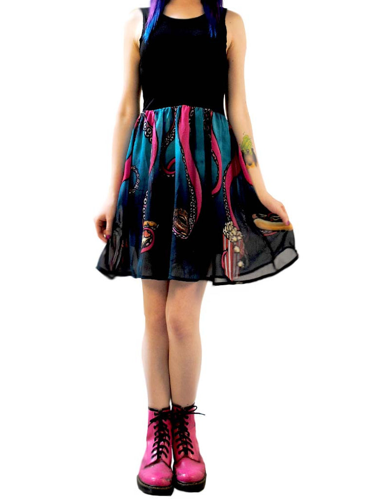 Sea punk octo foodporn cocktail dress by NewBreed Girl