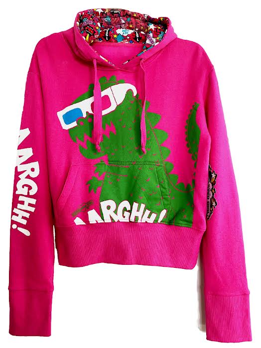 NewBreed 3D DINO Pull-Over Hoodie: Vintage – NewBreedGirl
