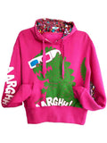 NewBreed 3D DINO Pull-Over Hoodie: Vintage