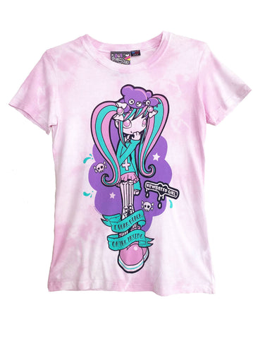 Violetta Skye PASTEL GOTH Tie-Dye Oversize Crop