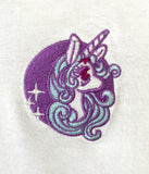 Embroidered Unicorn Unisex T-Shirt
