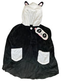 NewBreed Fuzzy Fu-King Panda Air Travel Capelet with Sleep Mask