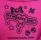 NewBreed Y2K Rare Jelly Glitter Skully Pullover