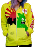 NewBreed Tokzilla All-Over-Print Zipper Hoodie