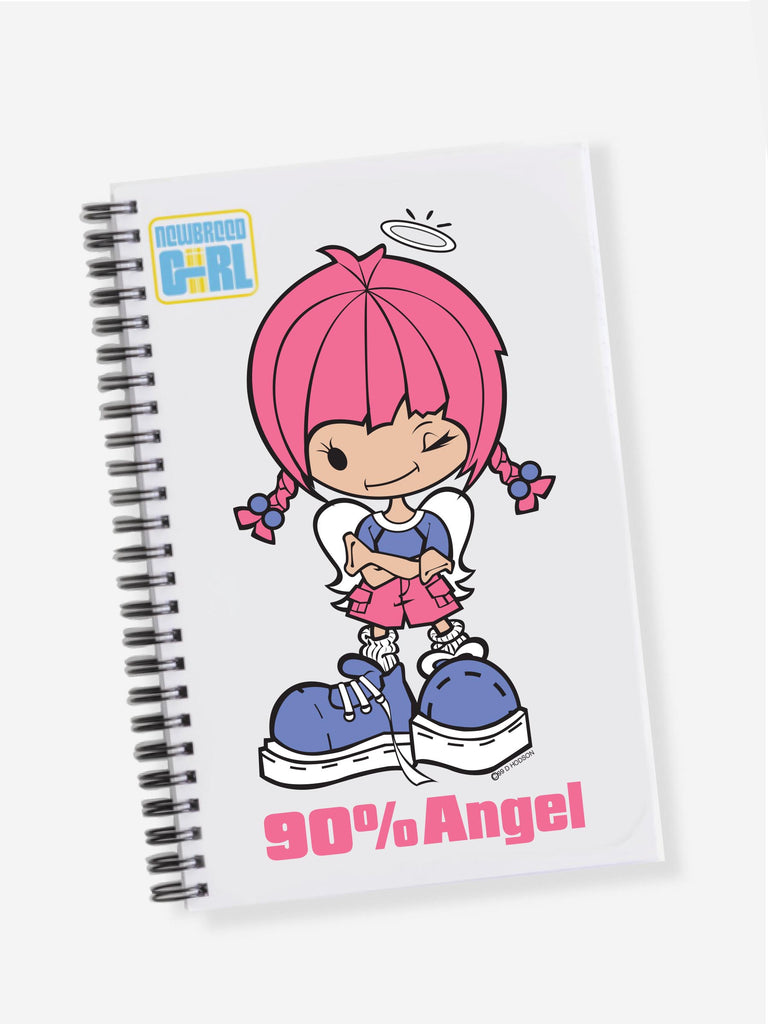 1990's NewBreed® Girliez 90% Angel Blank Notebook
