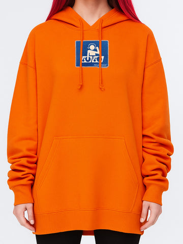 NewBreed®: 1998 Glitter Bathroom DJ Gender Neutral Oversize Hoodie