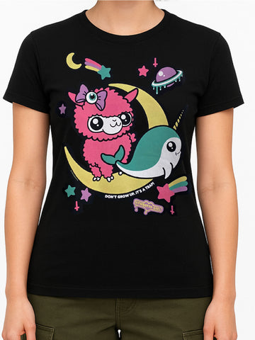 NewBreed Alpaca & Narwhal Don't Grow Up Regular Fit Tee