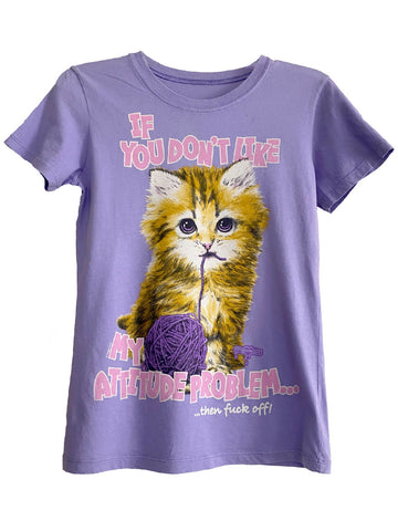 NewBreed Vintage Potty Mouth Kitty T Shirt