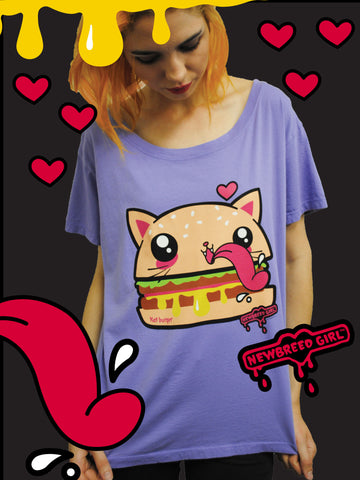 NewBreed Vintage Kat Burger Oversize Shirt