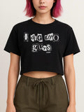 NewBreed Girl: I Dig Emo Guys Crop T Shirt