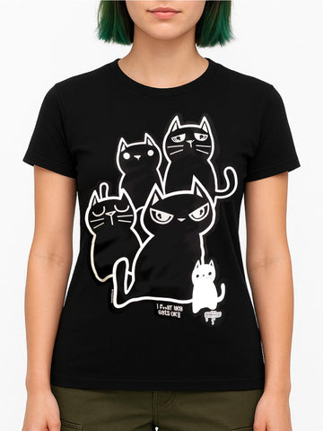 NewBreed Cat Lady- I Fckn Like Cats OK T Shirt