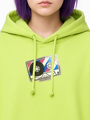 NewBreed®:  Authentic 2001 Y2K Glitter Music Cassette Gender-Neutral Hoodie