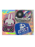 NewBreed® Collectable Y2K Glitter Dope Beatz Sickers Pack Of 3