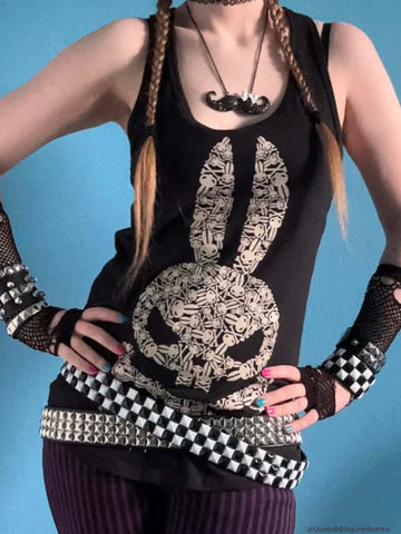 NewBreed® Glow Up SKULL BUNNY Tank: Very Limited Quantity
