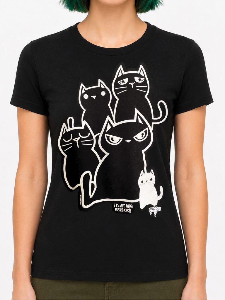 Heritage Collection: Y2K NewBreed Cat Lady T Shirt: LIMPY CAT FUNDRAISER