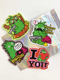 NewBreed® Collectable Y2K Tokzilla Stickers Pack Of 4