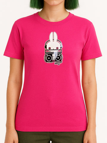 NewBreed®: Y2K Glitter Wired Bombox Bunzy T Shirt-Limited Re-Release