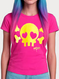 NewBreed Jelly Glitter Skully Snug Baby Tee
