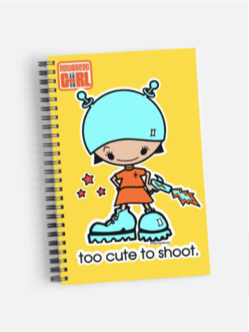 1990's NewBreed® Girliez Too Cute Alien Blank Notebook