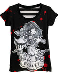 NewBreed Vintage One-Of-A-Kind DEADLY Violetta Skye T Shirt