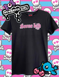 NewBreed®: Y2K Glitter Print Scene-Kid T Shirt- Extremely Limited Run