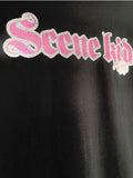 NewBreed®: Y2K Glitter Print Scene-Kid T Shirt- Extremely Limited Run