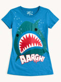 NewBreed® Y2K AARGH SHARK TIGHT FIT T Shirt- Small Batch Drop