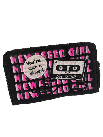 Vintage NewBreed Mix-Tape Player Zipper Wallet