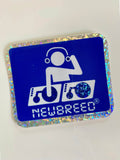 NewBreed Collectable Y2K Rave Glitter Dope Beatz Sickers Pack Of 3