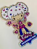 NewBreed Collectable Y2K Rave Glitter Dope Beatz Sickers Pack Of 3