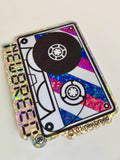 NewBreed Collectable Y2K Rave Glitter Dope Beatz Sickers Pack Of 3