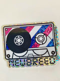 NewBreed Collectable Y2K Rave Glitter Dope Beatz Sickers Pack Of 3