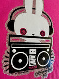 NewBreed®: Y2K Glitter Wired Bombox Bunzy T Shirt-Limited Re-Release