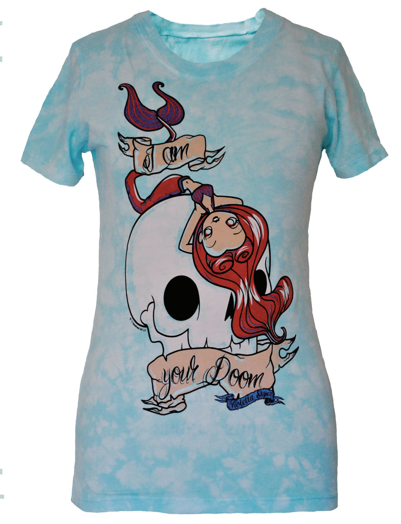 Violetta Skye I AM YOUR DOOM Mermaid T Shirt
