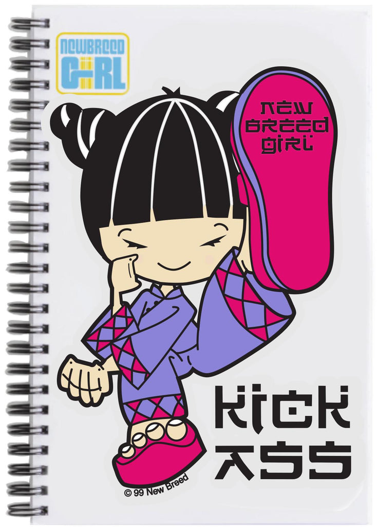 1990's Glitter Girliez Kick Ass Notebook